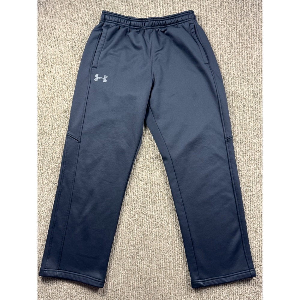 Under Armour Mens M Storm Fleece ColdGear Sweatpants Straight Leg Pull On Black